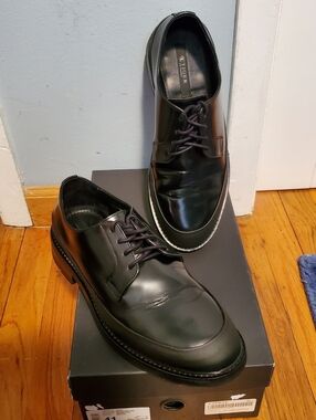 Tiger Of Sweden Signature Men’s Black Leather Derby Shoes